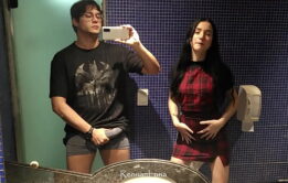 Mulher Gostosa Perdida no Prazer em Cena Real